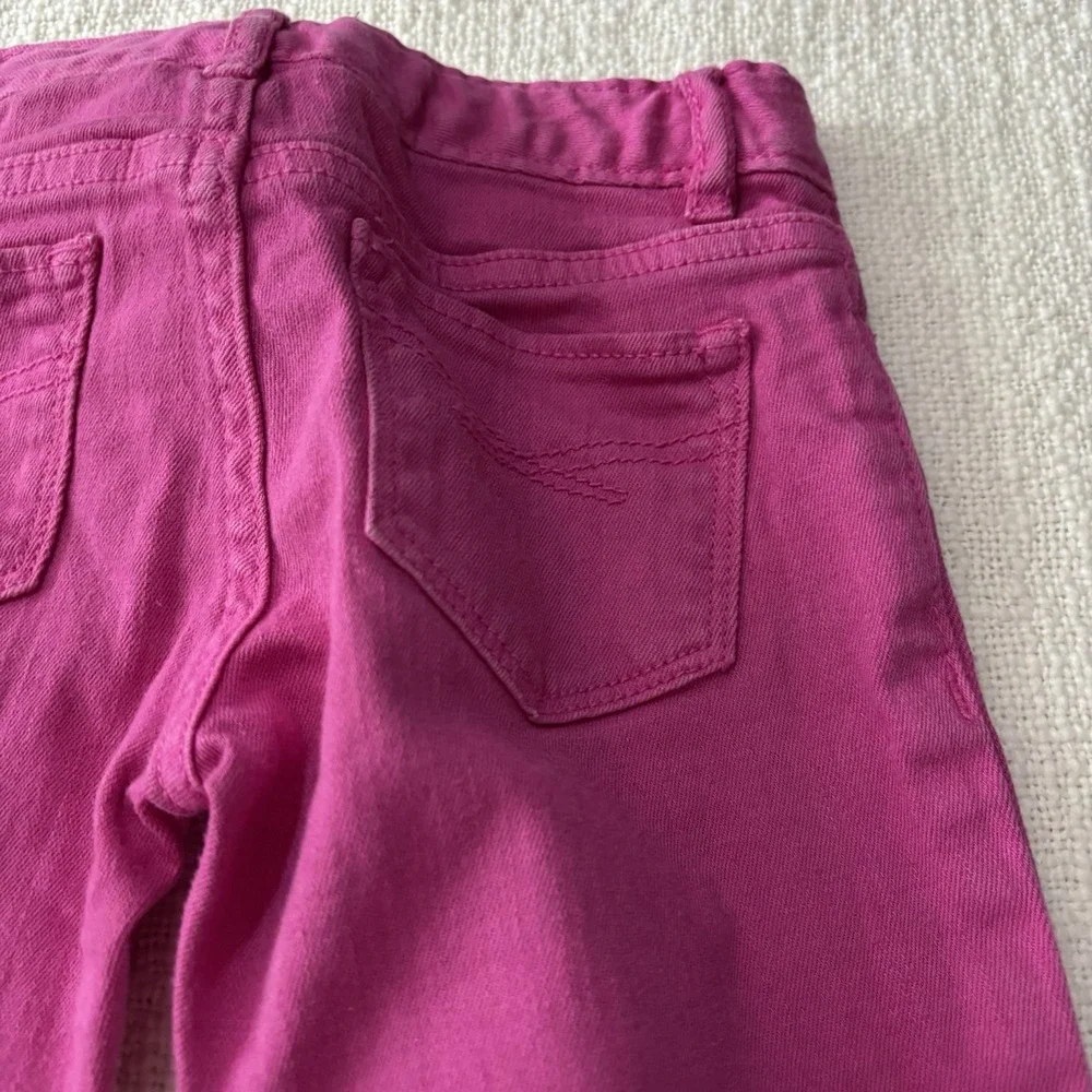 Gap Kids Girls 5 Outfit Zip Up Hoodie Sweatshirt Super Skinny Fit Pink Jeans